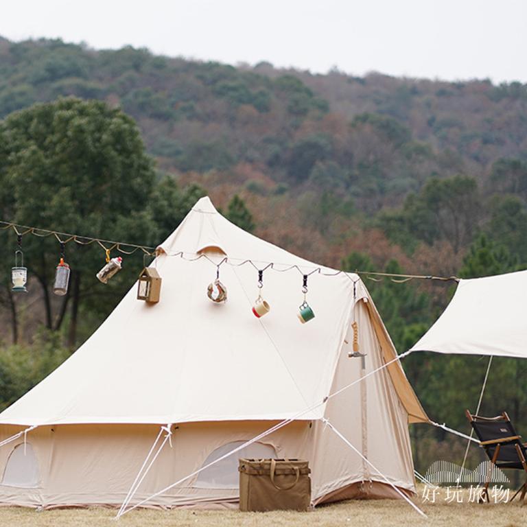 戶外露營多功能尼龍天幕帳篷掛繩 (附收納袋)