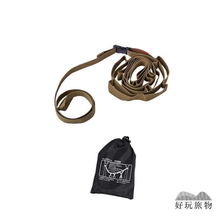 戶外露營多功能尼龍天幕帳篷掛繩 (附收納袋)