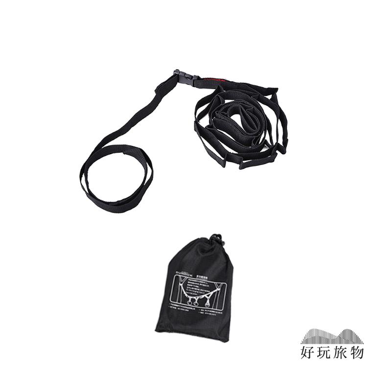 戶外露營多功能尼龍天幕帳篷掛繩 (附收納袋)