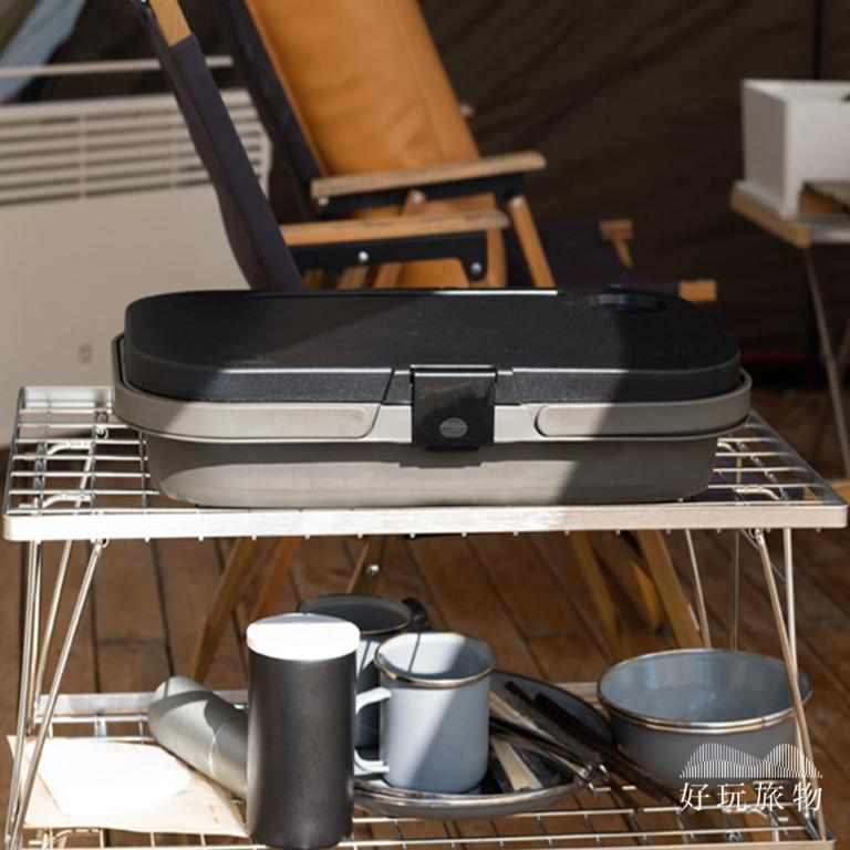 戶外野餐籃露營折疊收納籃野餐桌