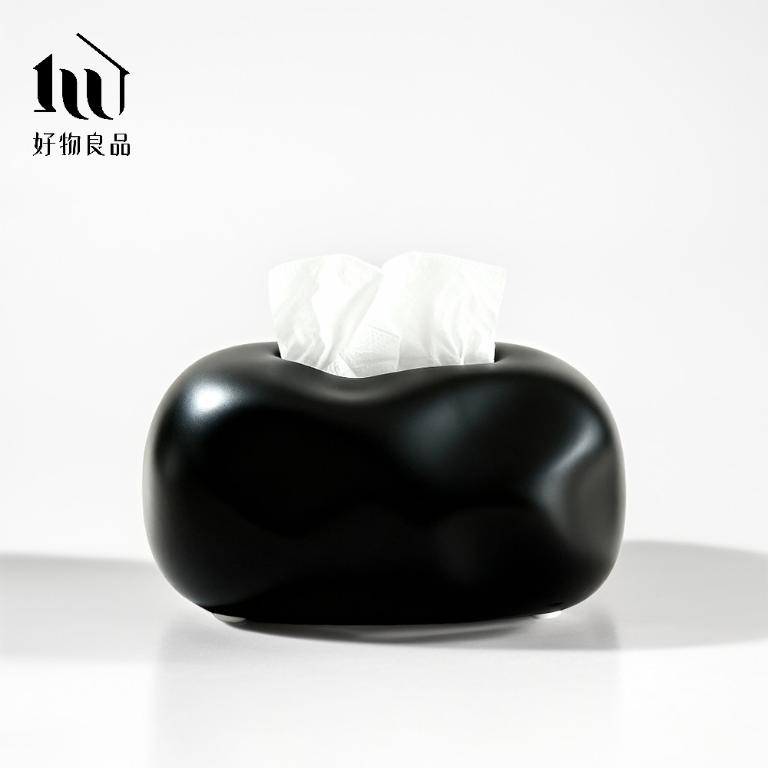 北歐設計輕奢陶瓷衛生紙盒