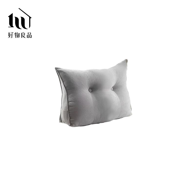 單人_日式簡約三角形床頭腰背靠枕 (80x50x20厚cm)