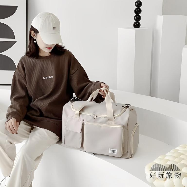 摺疊收納旅行包乾濕分離大容量(5色任選)