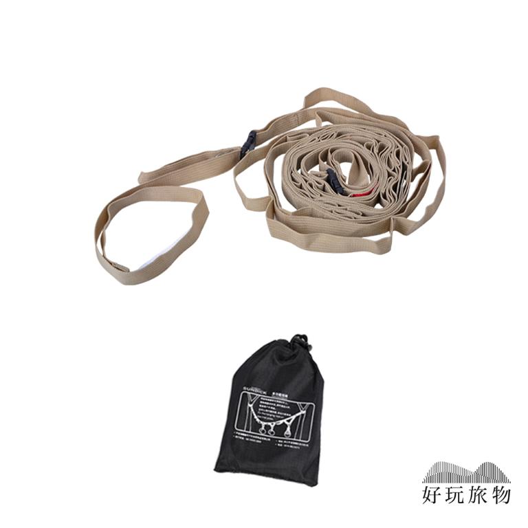 戶外露營多功能尼龍天幕帳篷掛繩 (附收納袋)