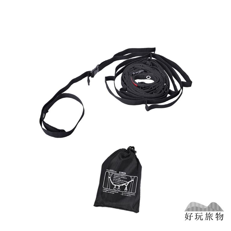 戶外露營多功能尼龍天幕帳篷掛繩 (附收納袋)