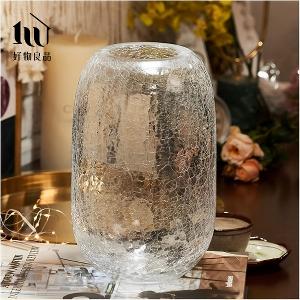 《矮款/高款》家居輕奢透明冰裂玻璃花瓶