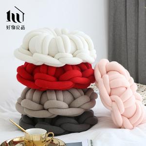 手工甜甜圈結抱靠枕(4色任選)
