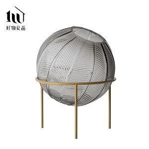北歐手工圓型玻璃球形花瓶