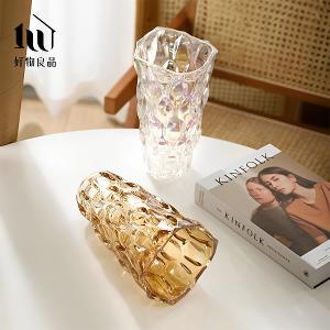 美式輕奢波西米亞水晶玻璃花瓶