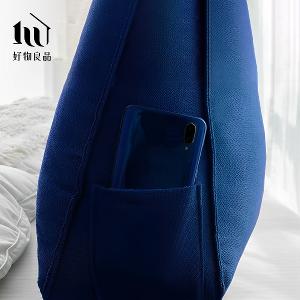 單人_日式簡約三角形床頭腰背靠枕 (80x50x20厚cm)