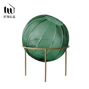 北歐手工圓型玻璃球形花瓶