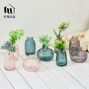 三入組_簡約浮雕迷你一支小花瓶