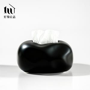 北歐設計輕奢陶瓷衛生紙盒