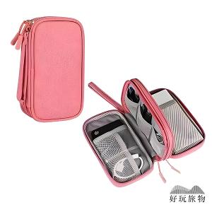 二入組_旅行專用防撞耐壓充電器電線專用收納包