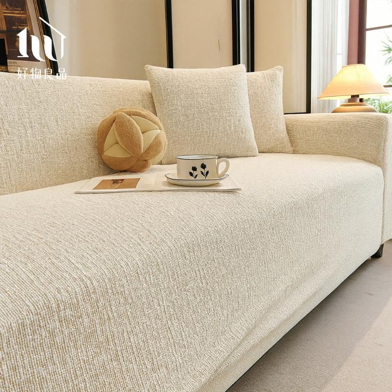 棉麻編織防貓抓系列高彈力防滑全包四季沙發套