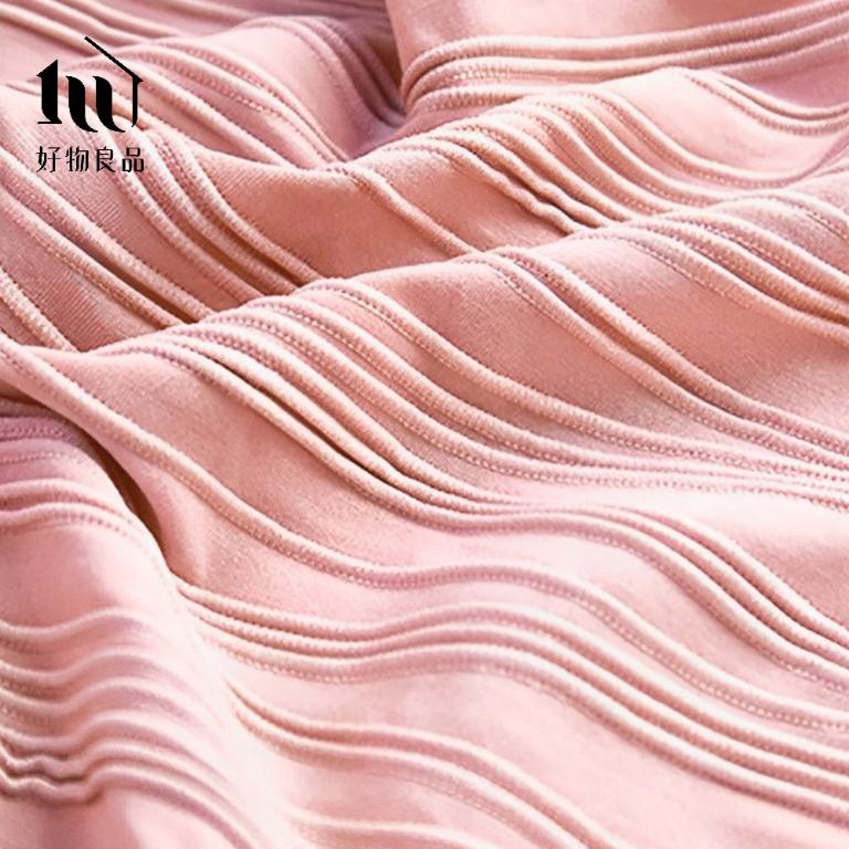 水系紋理系列《櫻花粉》春夏季涼感系彈力沙發罩｜贈抱枕套*1+泡棉條