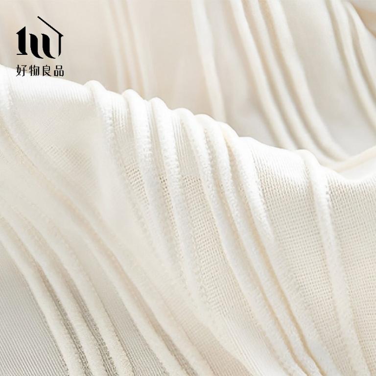 水系紋理系列《米白》春夏季涼感系彈力沙發罩｜贈抱枕套*1+泡棉條