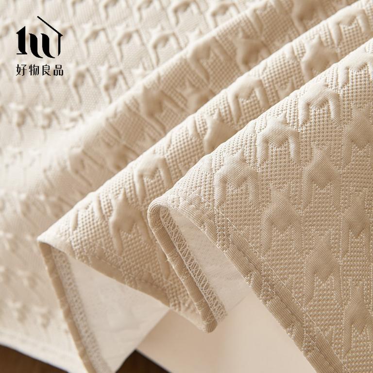 涼感科技立體紋理沙發墊床鋪保護蓋巾涼墊-經典千鳥