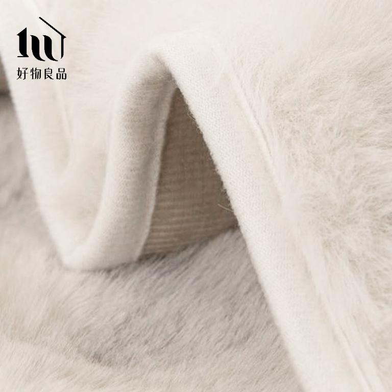 《聖托里尼》雙色扎染輕奢高密度毛絨保暖沙發墊