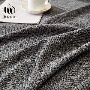日系高品質柔順雪尼爾斜紋編織沙發墊蓋巾