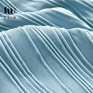 水系紋理系列《天藍色》春夏季涼感系彈力沙發罩｜贈抱枕套*1+泡棉條