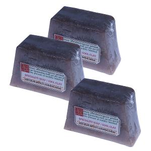 菠丹妮 廣藿香海鹽泥雙梯手工皂125gx3