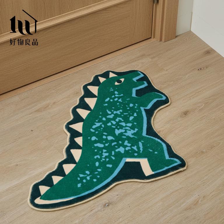 二入組_獨家設計北歐趣味生活造型地毯高密度短絨防滑地毯 客廳毯 臥室毯 遊戲毯 瑜伽毯