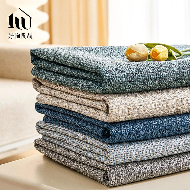 質樸系列-高品質四季通用仿亞麻親膚止滑沙發墊