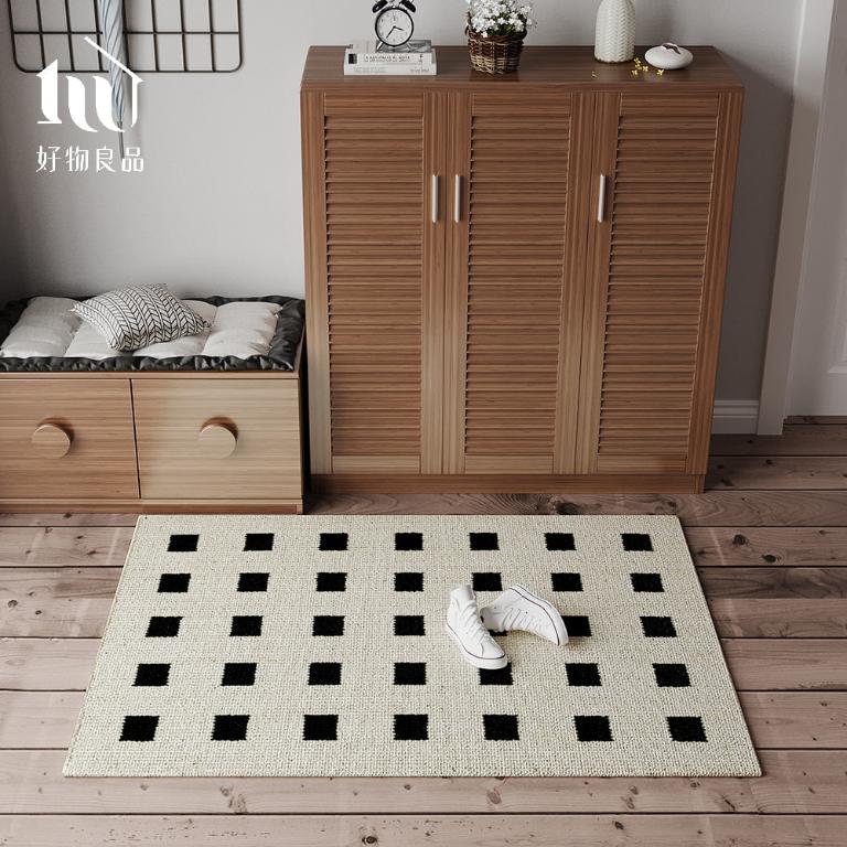 短毛編織可水洗玄關刮泥門縫地墊地毯 客廳毯 臥室毯 遊戲毯 瑜伽毯