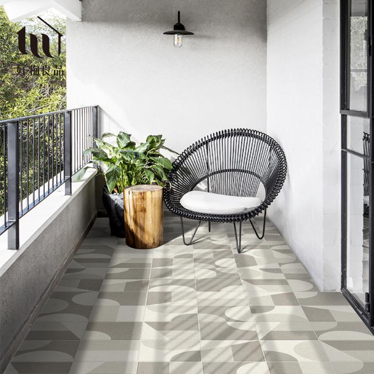 《摩卡彩磚》設計款頂級可剪裁防油防水減壓皮革廚房地墊