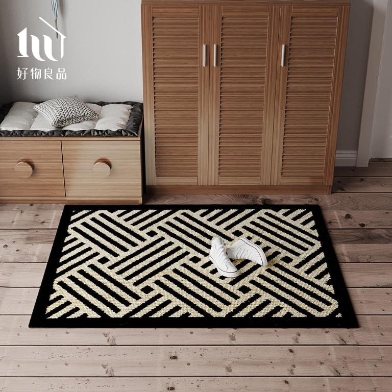 短毛編織可水洗玄關刮泥門縫地墊地毯 客廳毯 臥室毯 遊戲毯 瑜伽毯