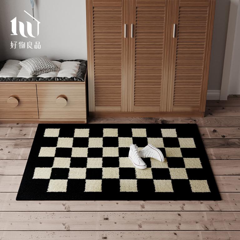 短毛編織可水洗玄關刮泥門縫地墊地毯 客廳毯 臥室毯 遊戲毯 瑜伽毯