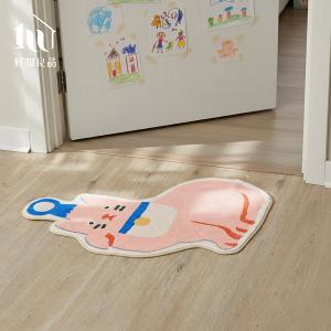 二入組_獨家設計北歐趣味生活造型地毯高密度短絨防滑地毯 客廳毯 臥室毯 遊戲毯 瑜伽毯