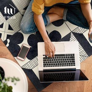 《普普印象》設計款頂級可剪裁防油防水減壓皮革廚房地墊