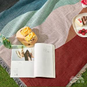 《印象沙丘》獨家設計棉麻編織防水防髒野餐露營地墊