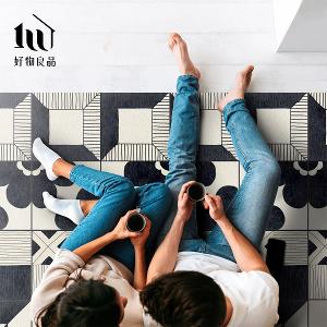 《普普印象》設計款頂級可剪裁防油防水減壓皮革廚房地墊