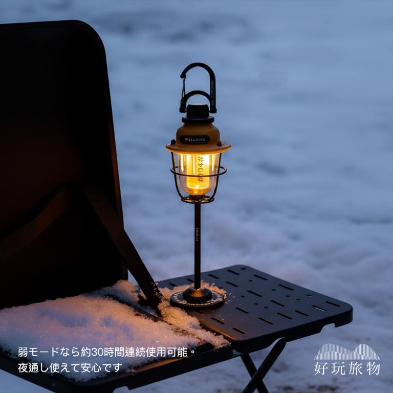 二入組_日本復古金屬防雨長時露營燈多功能營地燈