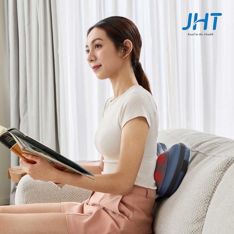 JHT 3D多功能溫感按摩枕 K-1581