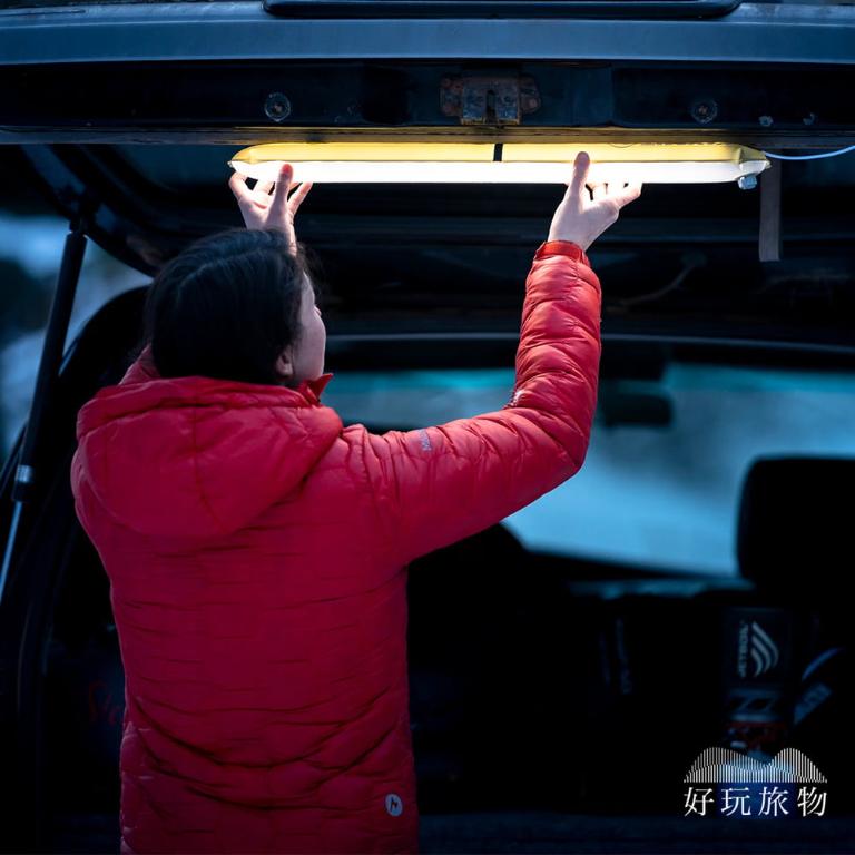 多入組_戶外超輕量充氣式磁吸LED露營燈 (附收納袋)