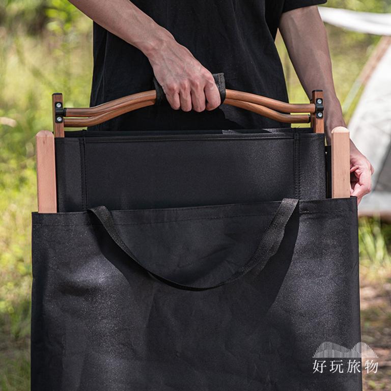 戶外鋁合金牛津布折疊克米特椅露營椅 (附收納袋)