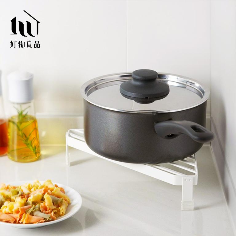 日本廚房金屬角落防燙隔熱置物架