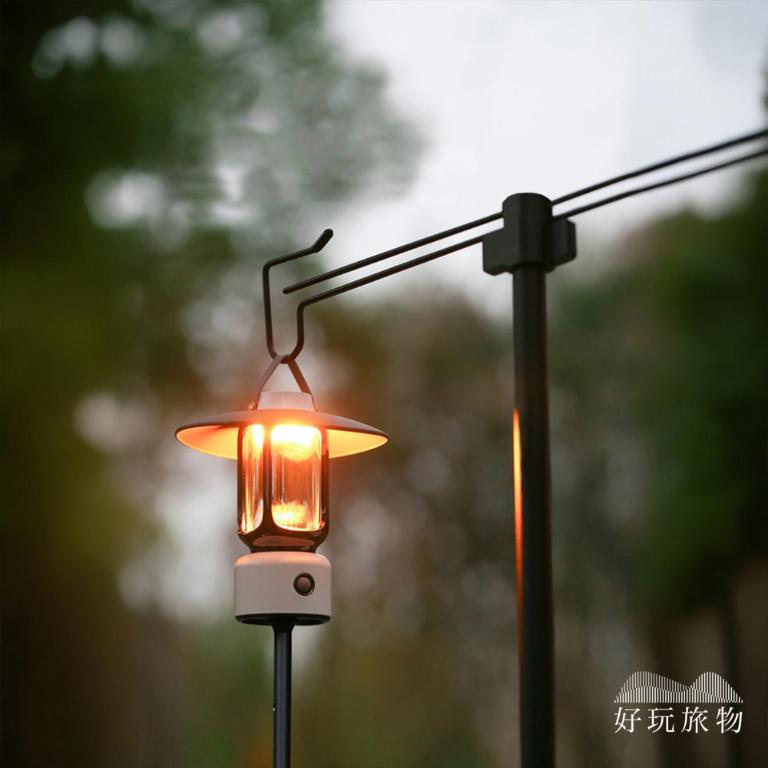 防雨充電居家戶外三用手電筒/皮革檯燈／露營燈