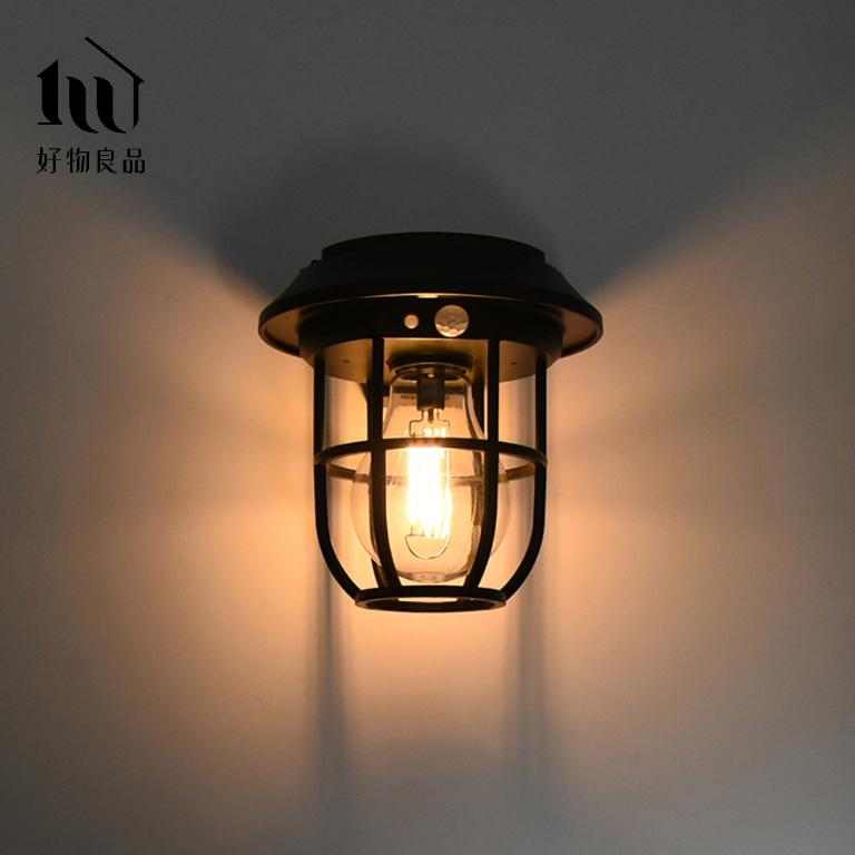 二入組防雨防水太陽能戶外露營燈引蚊燈花園燈營地燈