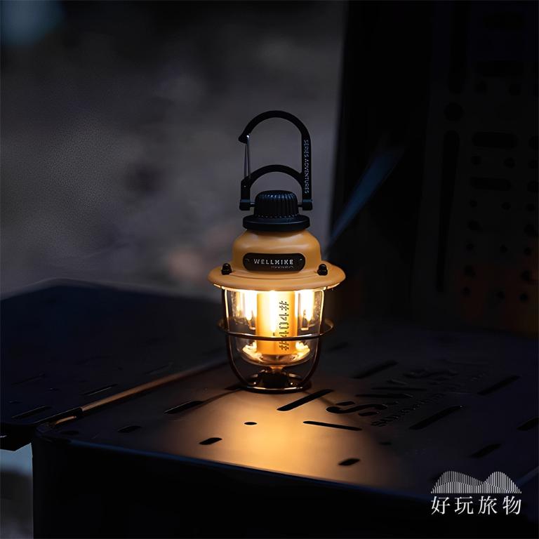 二入組_日本復古金屬防雨長時露營燈多功能營地燈