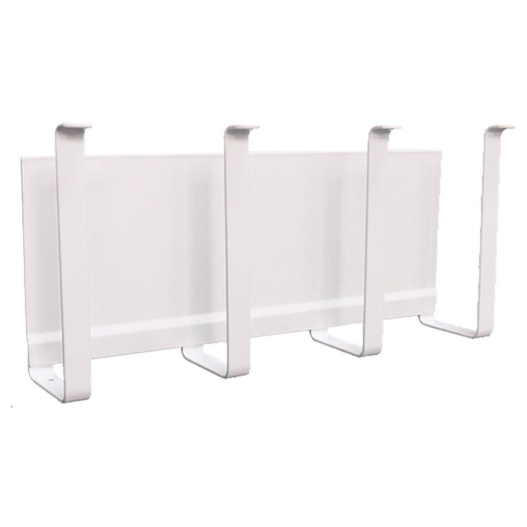 日式廚房磁吸免打孔側壁直立收納掛架-砧板/杯子掛架