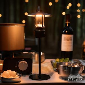 防雨充電居家戶外三用手電筒/皮革檯燈／露營燈