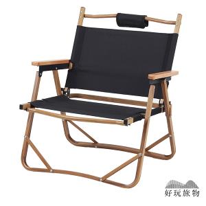 戶外鋁合金牛津布折疊克米特椅露營椅 (附收納袋)