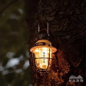 二入組_日本復古金屬防雨長時露營燈多功能營地燈