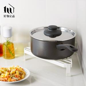 日本廚房金屬角落防燙隔熱置物架