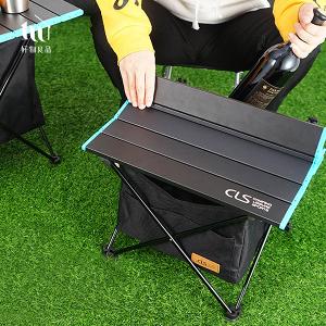 輕量鋁合金露營折疊收納桌 蛋捲桌 露營桌 烤肉桌（附收納袋）